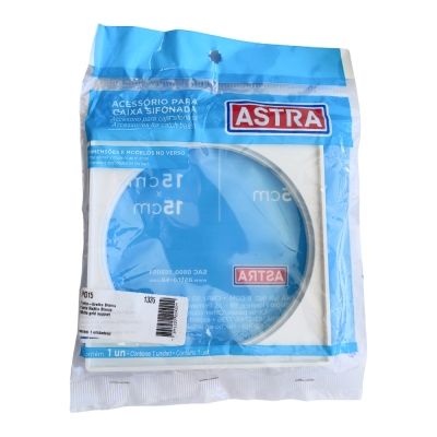 Porta Grelha Quadrada 15cm Branco Astra