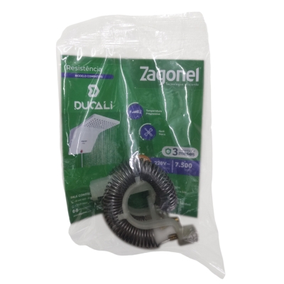 Resistencia Ducha Ducali 7500W Zagonel