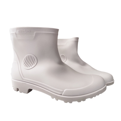Bota Pvc Branca Nº 40 C/Curto Pega Forte
