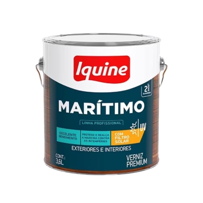 Verniz Maritimo 3,6LT Incolor Fosco Iquine