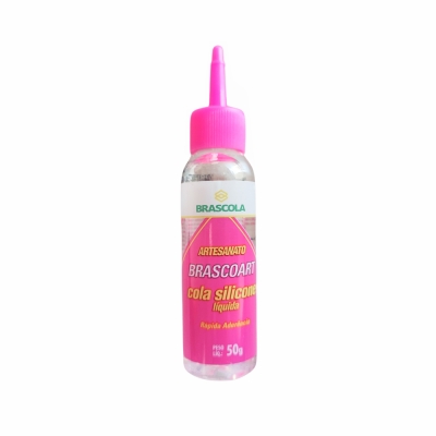 Cola Silicone Liquida Artesanato 50gr Brascola