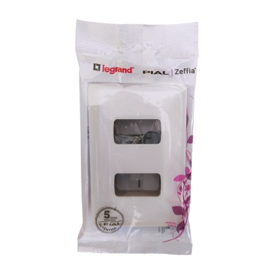 Placa 4 X 2 2 Postos-Modulo Separados Pial Zeffia