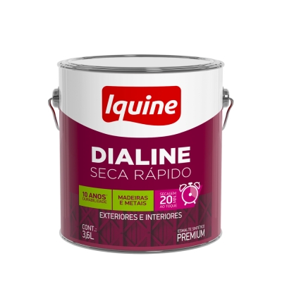 Dialine Esmalte 3,6LT Preto