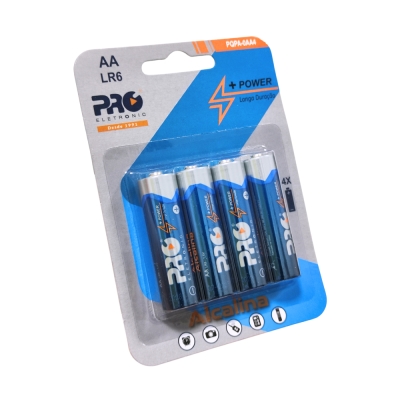 Pilha Alcalina Aa 4und Proqualit