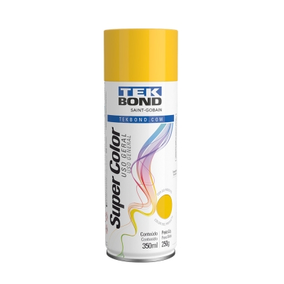 Spray Uso Geral 350ml Amarelo Tekbond