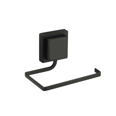 Suporte Papel Higienico Parede Pianita Fixacao Adesiva Black Arthi