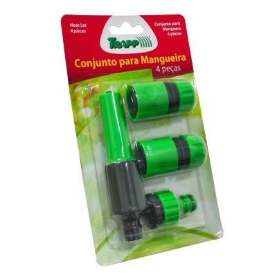 Kit Mangueira Jardim 4pçs Dy-8025 Trapp