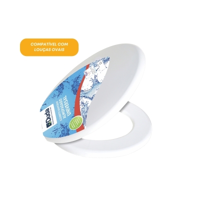 Assento Sanitario Almofadado Branco Duda