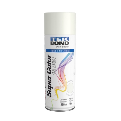 Spray Uso Geral 350ml Branco Fosco Tekbond