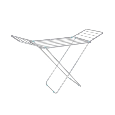 Varal Chao C/Abas Aluminio 49cm X 1,43mt X 90cm Mor