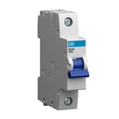 Disjuntor Din Mono 32a Curva C Weg