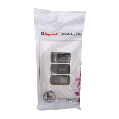 Placa 4 X 2 3 Postos-Modulo Separados Zeffia Pial