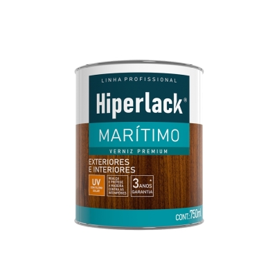 Verniz Maritimo 750ml Incolor Acetinado Hiperlack
