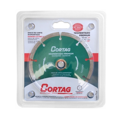 Disco Corte Diamantado Segmentado 125mm Premium Cortag