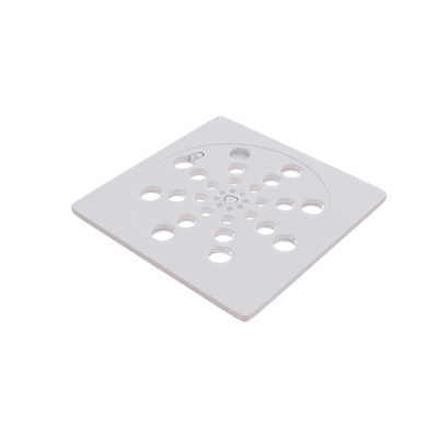 Grelha Quadrada Rotativa 10cm Branca Estrela