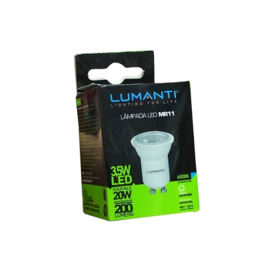 Lampada Gu10 Mr11 3,5w 6500k Lumanti