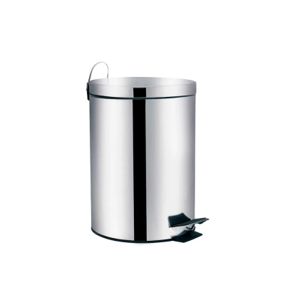 Lixeira C/Pedal Inox 5lt Agata Mor