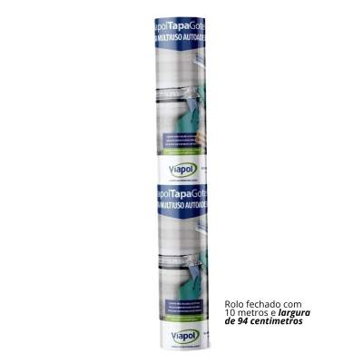 Manta Adesiva 94cm X 10mt Tapa Goteira Viapol