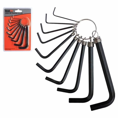 Chave Allen Jg 10Pcs Bestfer