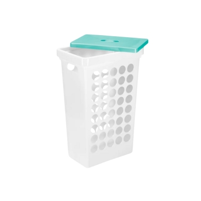 Cesto Roupas Telado 43lt Quadrado Branco Arthi