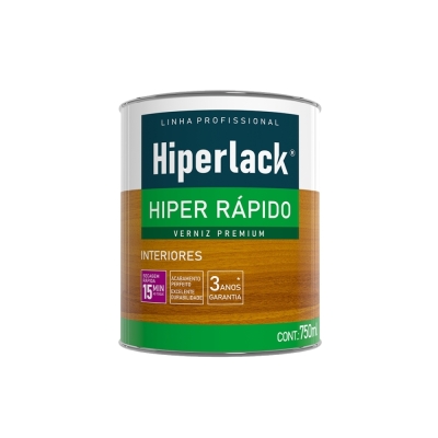 Verniz Hiper Rapido 750ml Mogno Hiperlack