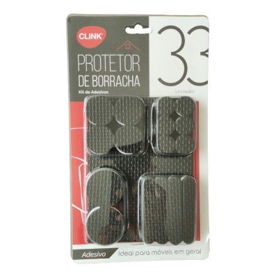 Kit Feltro Protetor Adesivo Borracha 33pcs Clink