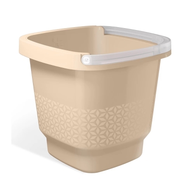 Balde Plastico 8,5lt Slim Capuccino UZ