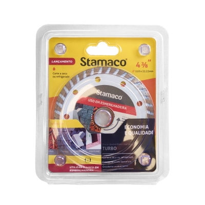 Disco Corte Diamantado 110mm Esmerilhadeira Turbo Stamaco