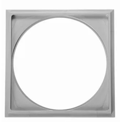 Porta Grelha Quadrada 9,4cm Cinza (Pg14) Astra