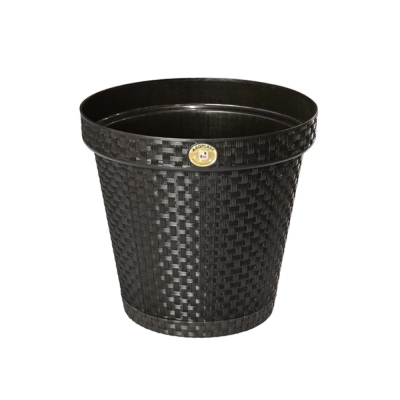 Vaso Redondo Rattan 20lt Preto Arqplast