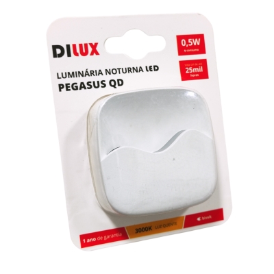 Luz Noturna Led 0,5w Pegasus 3000k Dilux