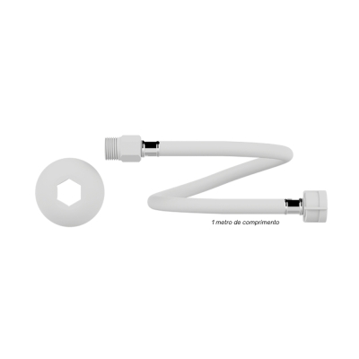 Engate Flexivel Pvc Alta Pressao 1,00mt (7123) Censi