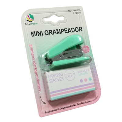 Grampeador Manual 24/6 C/Grampos (He63729) Interponte