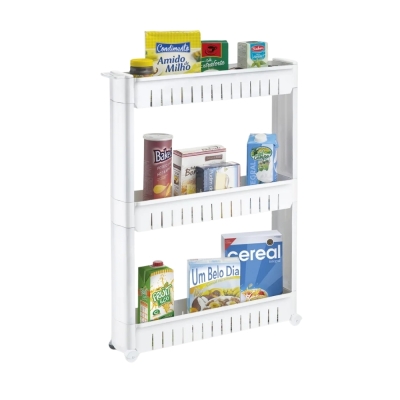 Organizador Multiuso C/Rodizios Branco Arthi