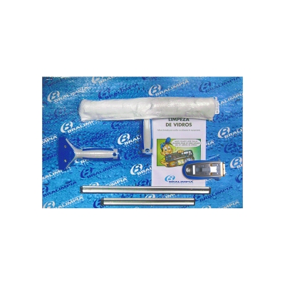Kit Limpa Vidros Simples 4pcs (Cartela) Bralimpia