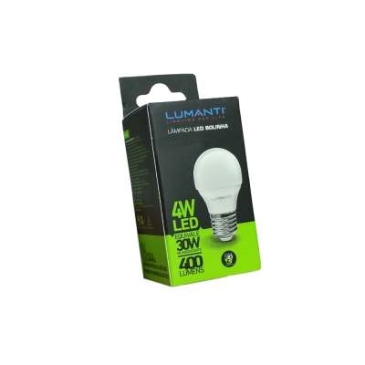 Lampada Led Bolinha G45 4w 7200k Lumanti