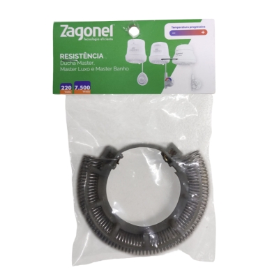 Resistencia Ducha Master/Master Luxo/Master Banho 7500w Zagonel