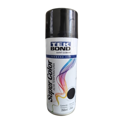 Spray Alta Temperatura 350ml Preto Fosco Tekbond