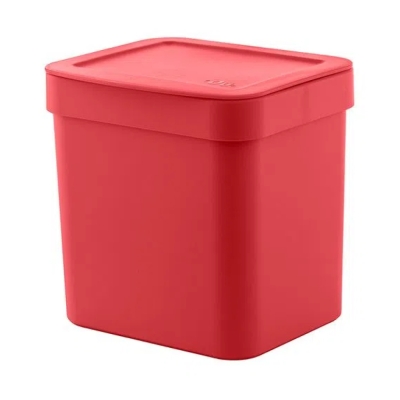 Lixeira Plastico Pia Trium 4,7lt Vermelha Ou
