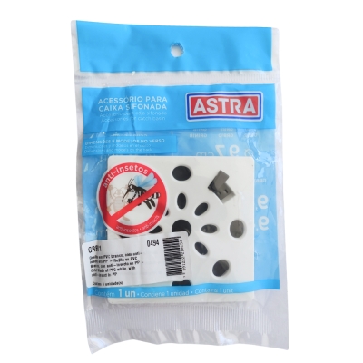 Grelha Quadrada Rotativa 9,4cm Branca (Grb11) Astra