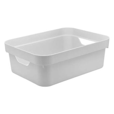 Caixa Organizadora Cube M Alta S/Tampa Branca Ou