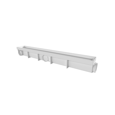 Ralo Invisivel Modular PVC 50cm Branco Estrela