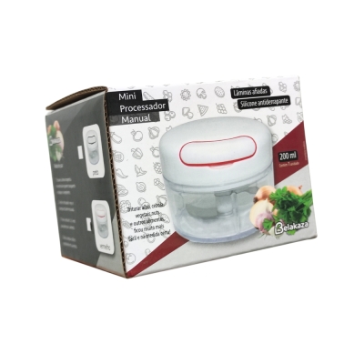 Processador Alimentos Corda Manual 200ml (Bk3812b) Belakaza