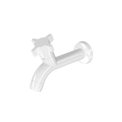 Torneira Cozinha Parede Longa 1132 F64 Abs Branca Fit Cross Lorenzetti