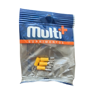 Terminal Pre-Isolado Femea 1,5 - 2,5mm 4und