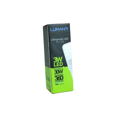 Lampada G9 Led 3w 7200k Bivolt Lumanti