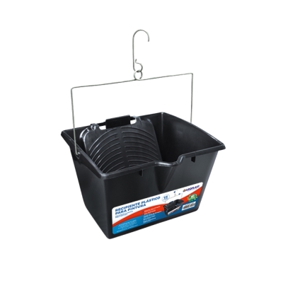 Balde Plastico P/Pintura 15lt Preto Arqplast