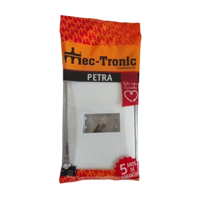 Placa 4x2 1 Posto-Modulo Horizontal Petra