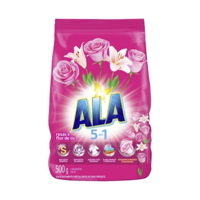 Sabão Pó 400gr Rosas e Flor de Lis Ala