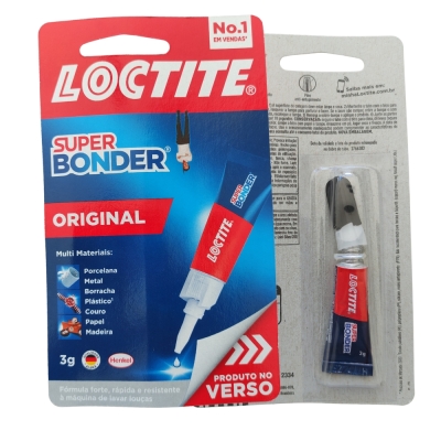 Cola Instantânea Super Bonder 3g Original Loctite